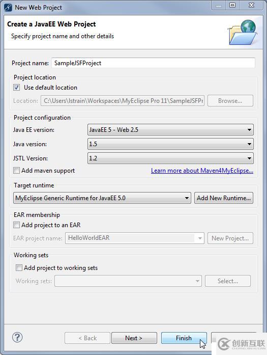 MyEclipse开发Java EE应用教程：使用Visual JSF编辑器设计JSP