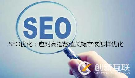 SEO优化：应对高指数值关键字该怎样优化