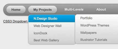 9个优秀的CSS3按钮和菜单