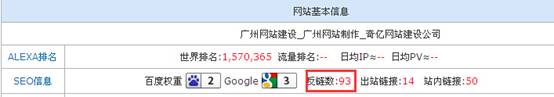 谈谈反链数对网站优化的意义